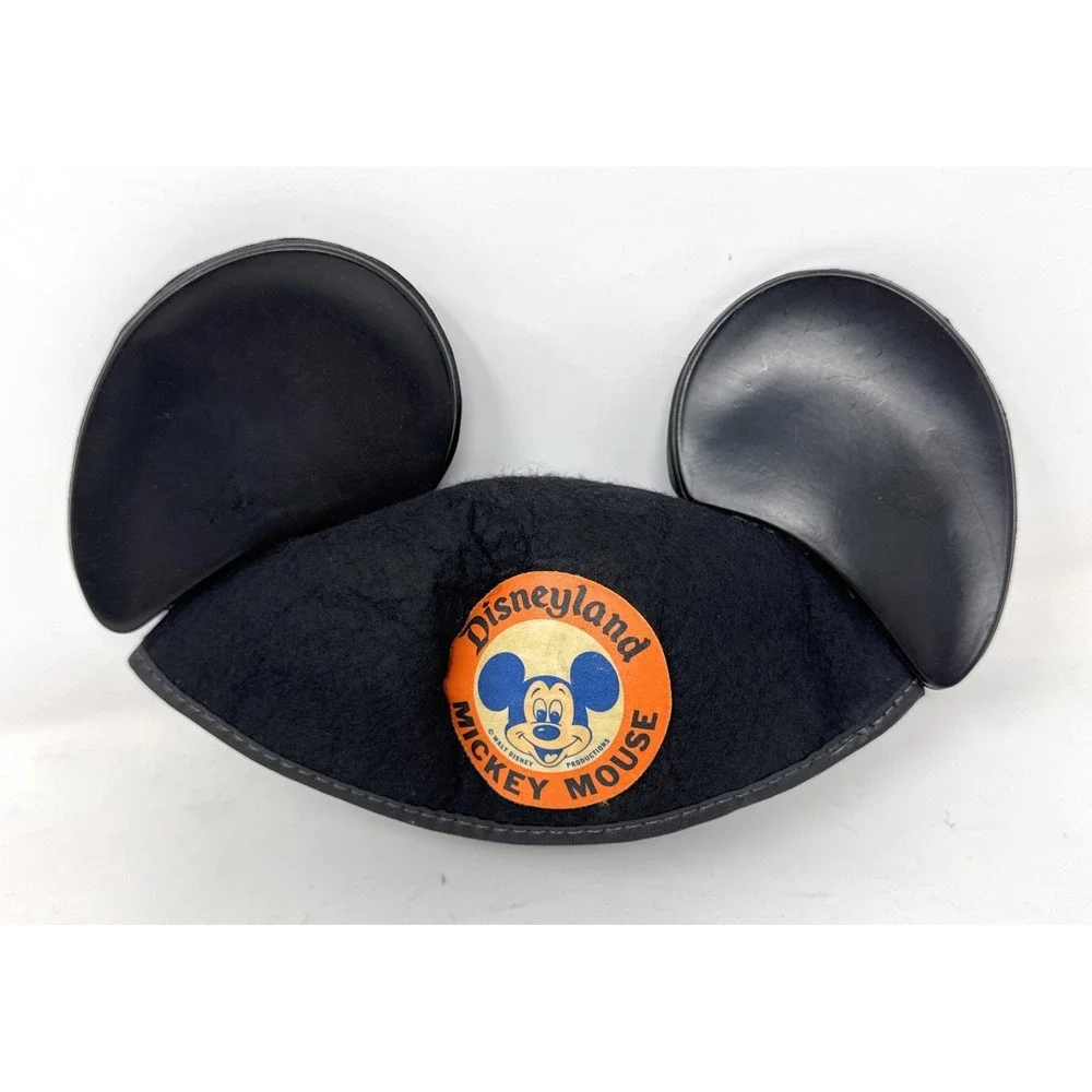 Vintage Disneyland Mickey Mouse Ears Hat Walt Disney Productions Sunkist